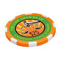 Custom Poker Chips 8-Stripe TRITON (Orange)